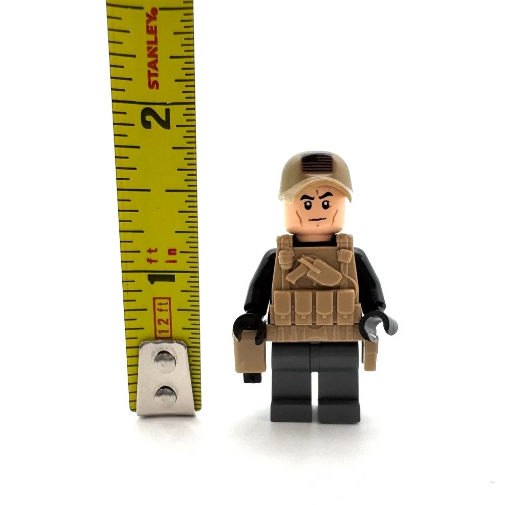Battle Brick Custom Minifigure USA Special Forces Team Member Military Figure